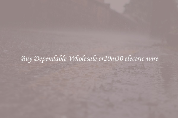Buy Dependable Wholesale cr20ni30 electric wire