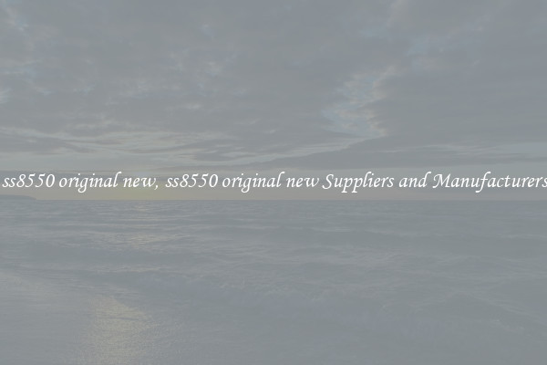 ss8550 original new, ss8550 original new Suppliers and Manufacturers