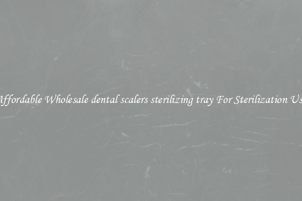 Affordable Wholesale dental scalers sterilizing tray For Sterilization Use