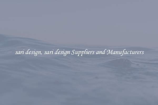 sari design, sari design Suppliers and Manufacturers
