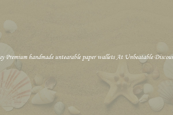 Buy Premium handmade untearable paper wallets At Unbeatable Discounts